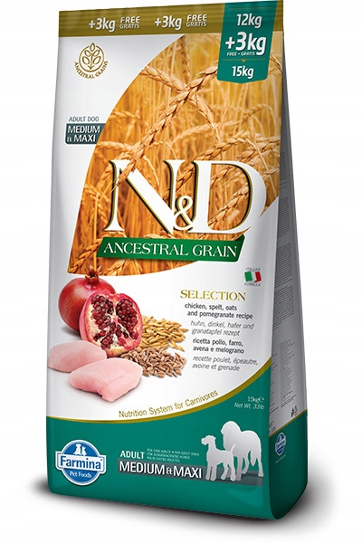 Farmina N&D Ancestral Grain Selection – sucha