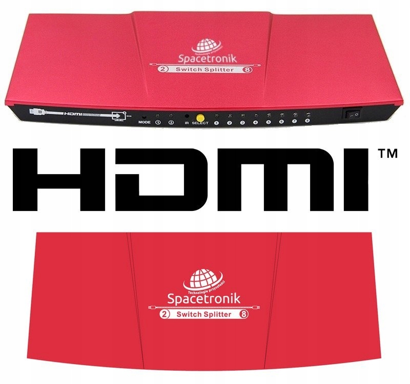 Matrix HDMI 2/8 Spacetronik SPH-M28HQ