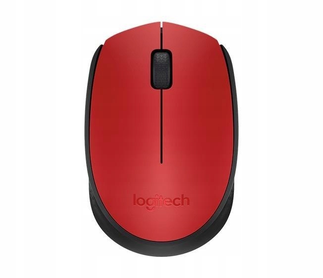 Mysz bezprzewodowa Logitech M171 optyczna czerwona