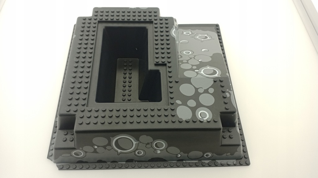 LEGO 2552px2 Spyrius Blacktron Unitron Baseplat Ramp Craters Pattern OUTLET