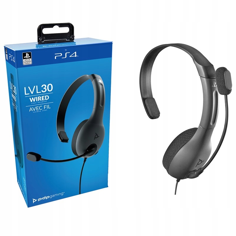 PDP PS4 Słuchawki Przewodowe Headset LvL30