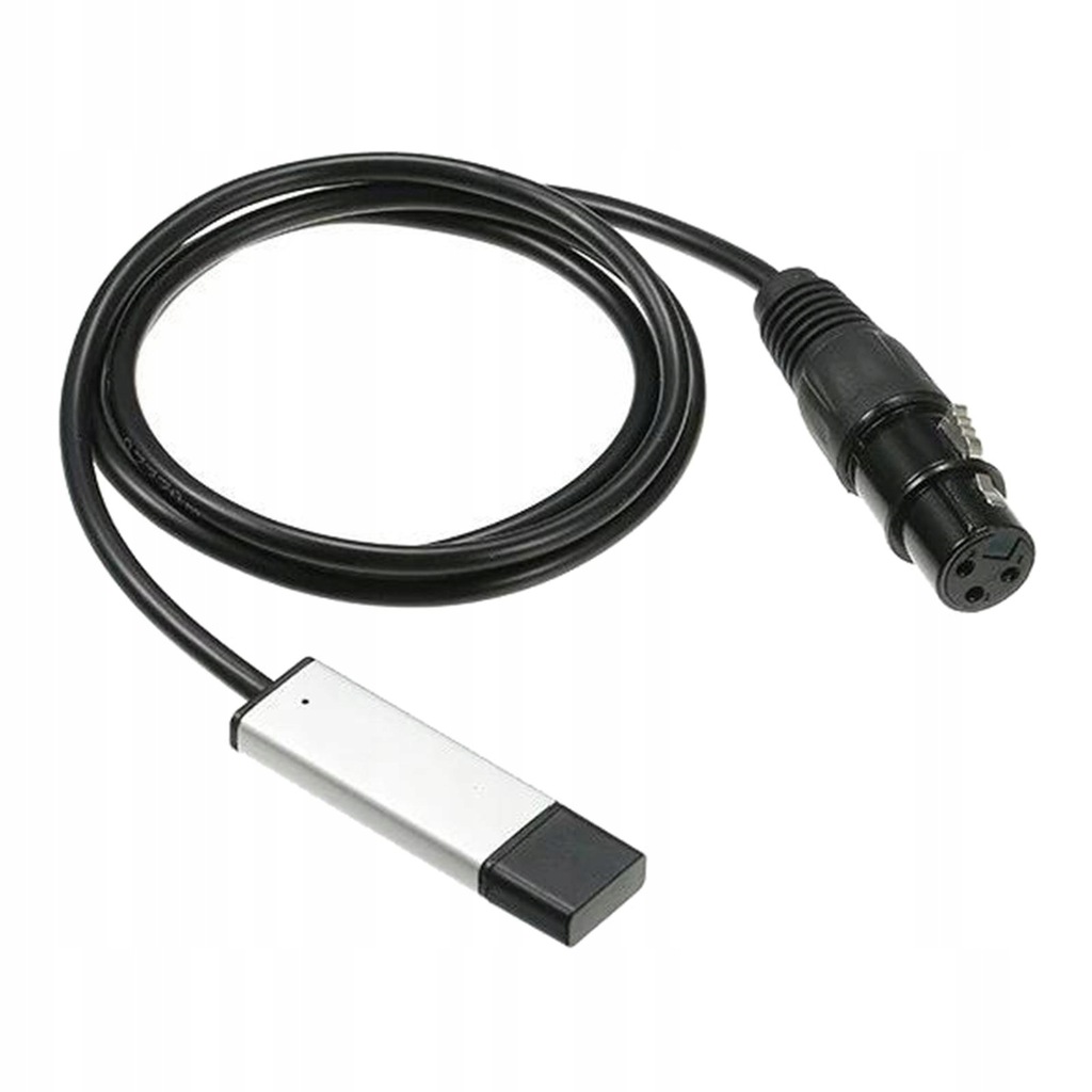 Adapter interfejsu USB do DMX512 o długości 3,48