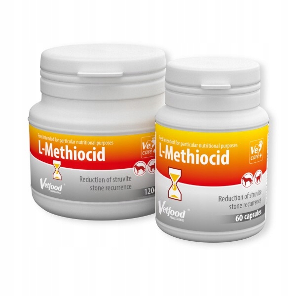 L-methiocid 60 kaps. - zakwaszanie moczu psa