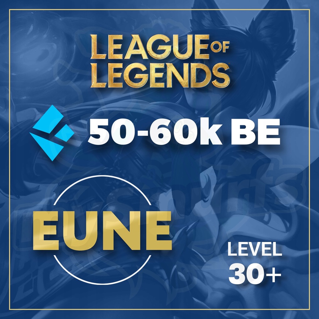 KONTO LOL SMURF EUNE 50-60k BE