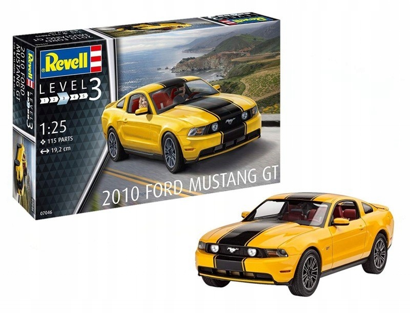 Model plastikowy Samochód Ford Mustang GT 2010