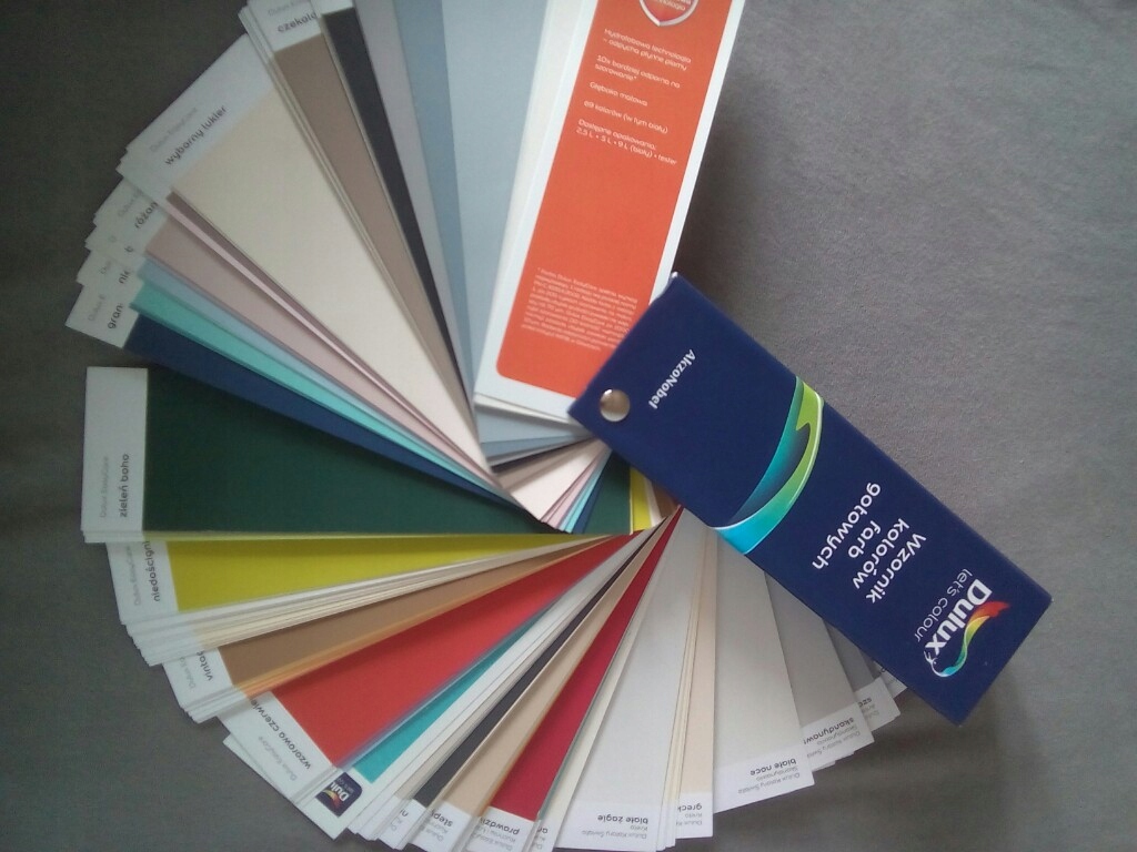 najnowszy 2019 wzornik kolorów farb gotowych Dulux