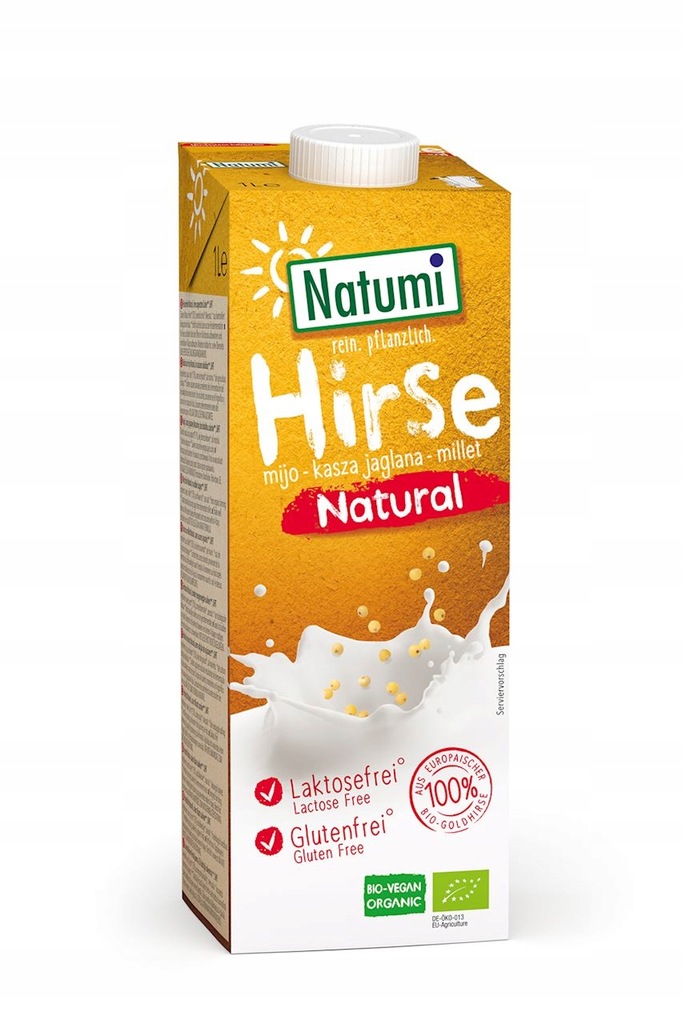 NATUMI Napój jaglany bezglutenowy BIO 1l