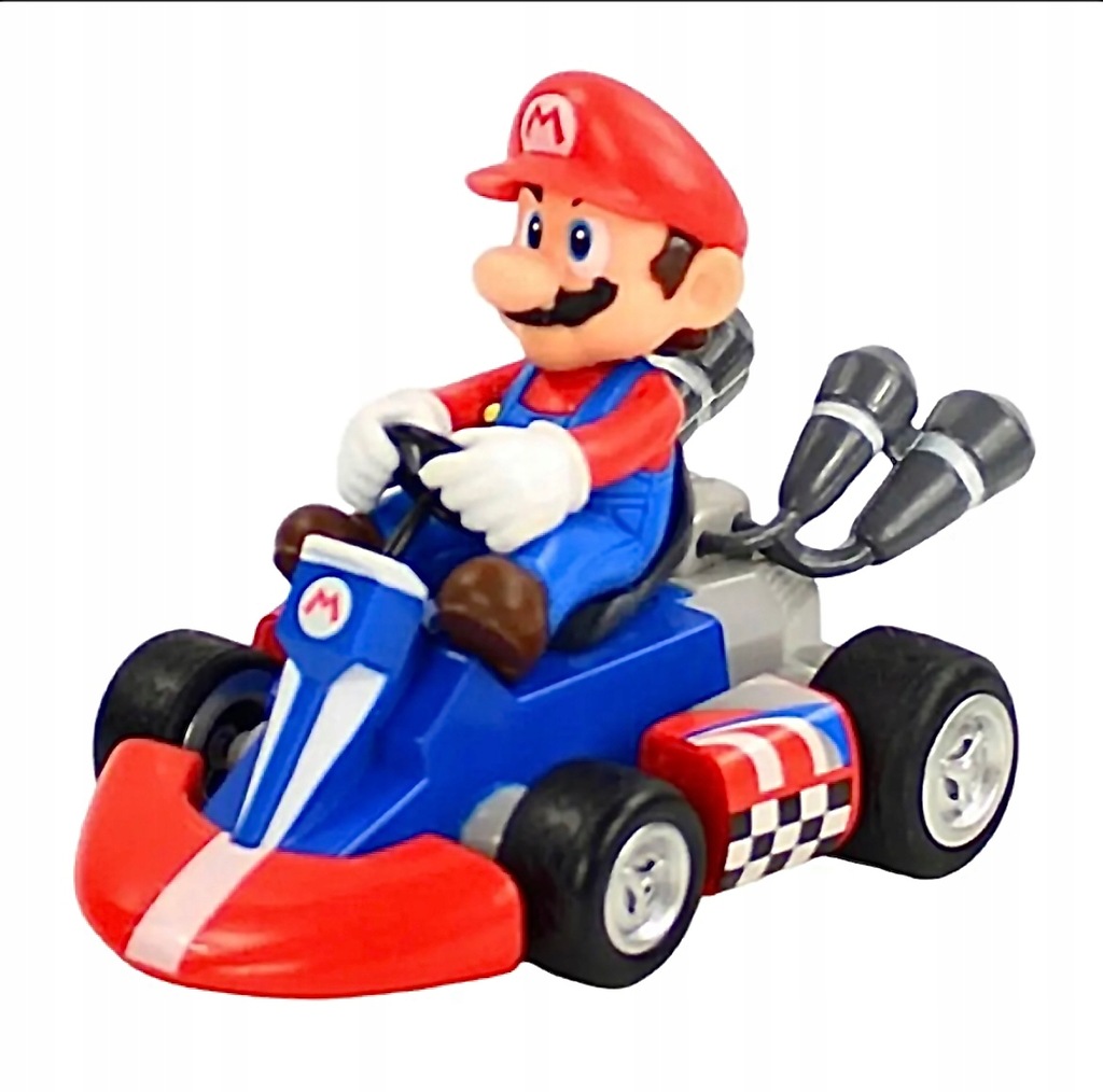 Super Mario Mariokart samochód z napędem Super Prezent ! Czerwony !