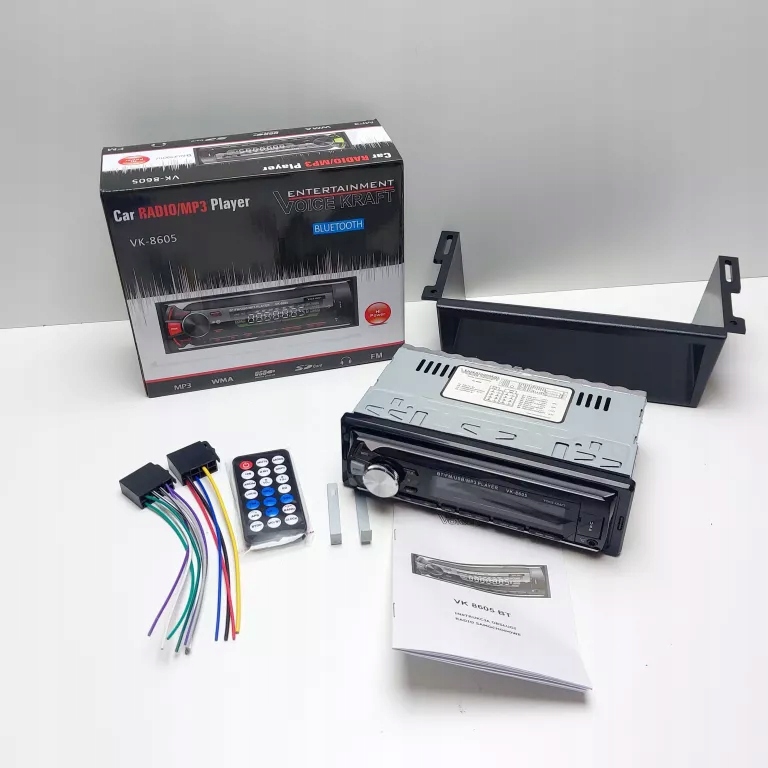 RADIO SAMOCHODOWE VOICE KRAFT VK-8605 + RAMKA