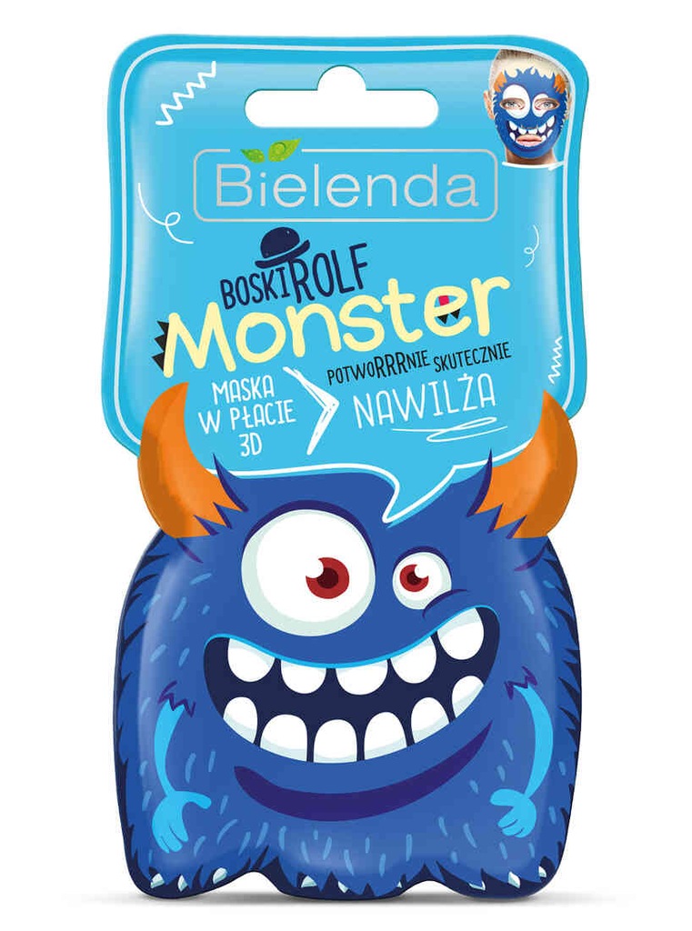 Bielenda Monster Maska w Płacie 3D Boski Rolf