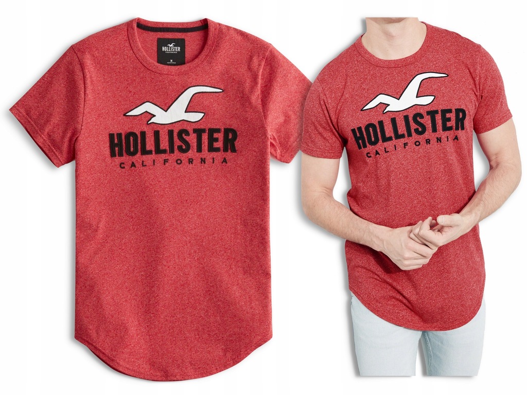 t-shirt męski HOLLISTER by Abercrombie rozmiar XL