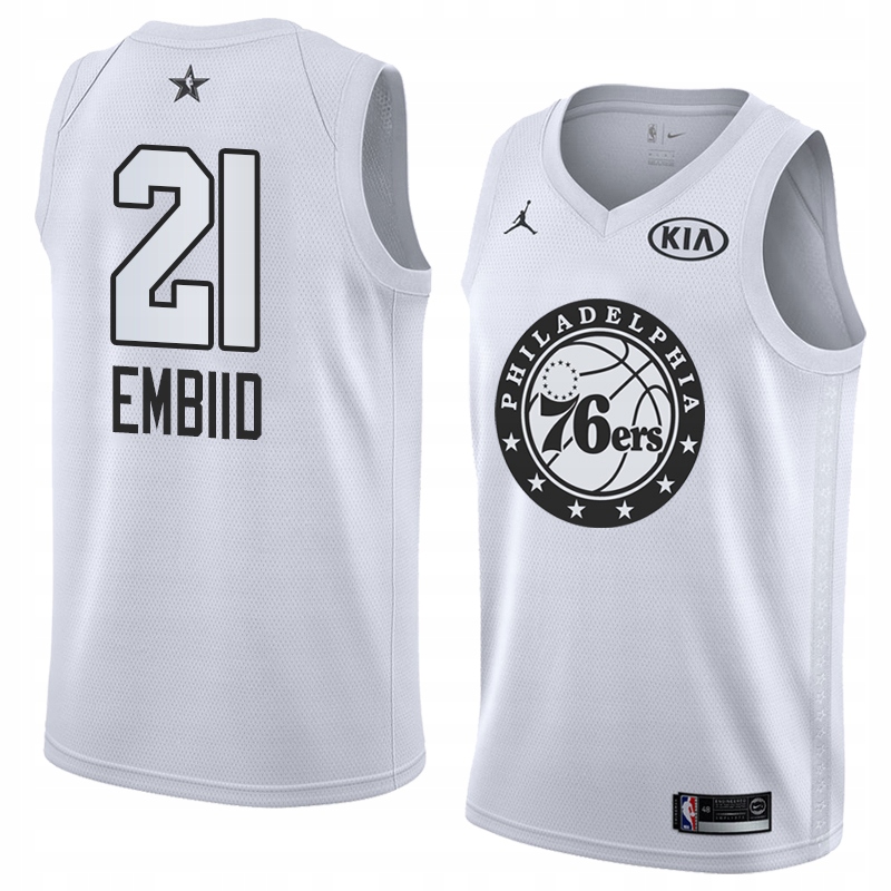 NBA Koszykówka Koszulkas # 21 Joel Embiid-M