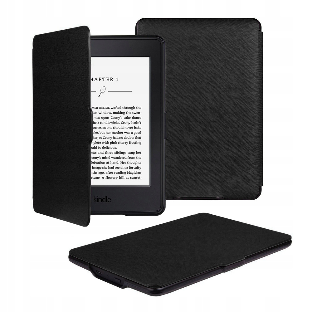Etui Strap Case do Kindle Paperwhite 1/2/3 (Czarne)