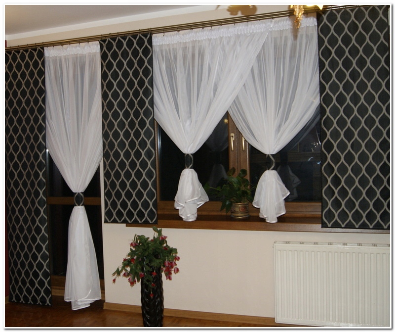 FIRANKI FIRANY zestaw na balkon 2 panele + kokony