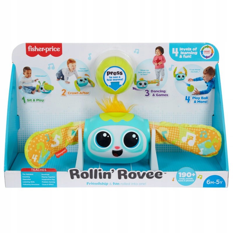 Fisher-Price Interaktywny turlaczek Rovee GRW59