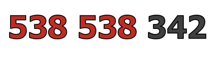538 538 342 ZŁOTY NUMER Starter T-Mobile Łatwy na Kartę Prepaid Karta SIM