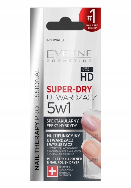 Eveline Super-Dry Utwardzacz Wysuszacz 5w1 12ml