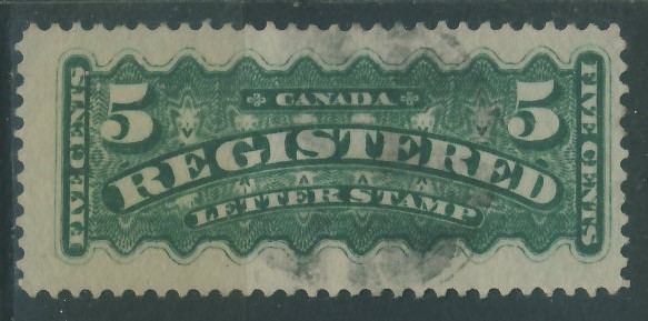 Canada 5 cents - Registered