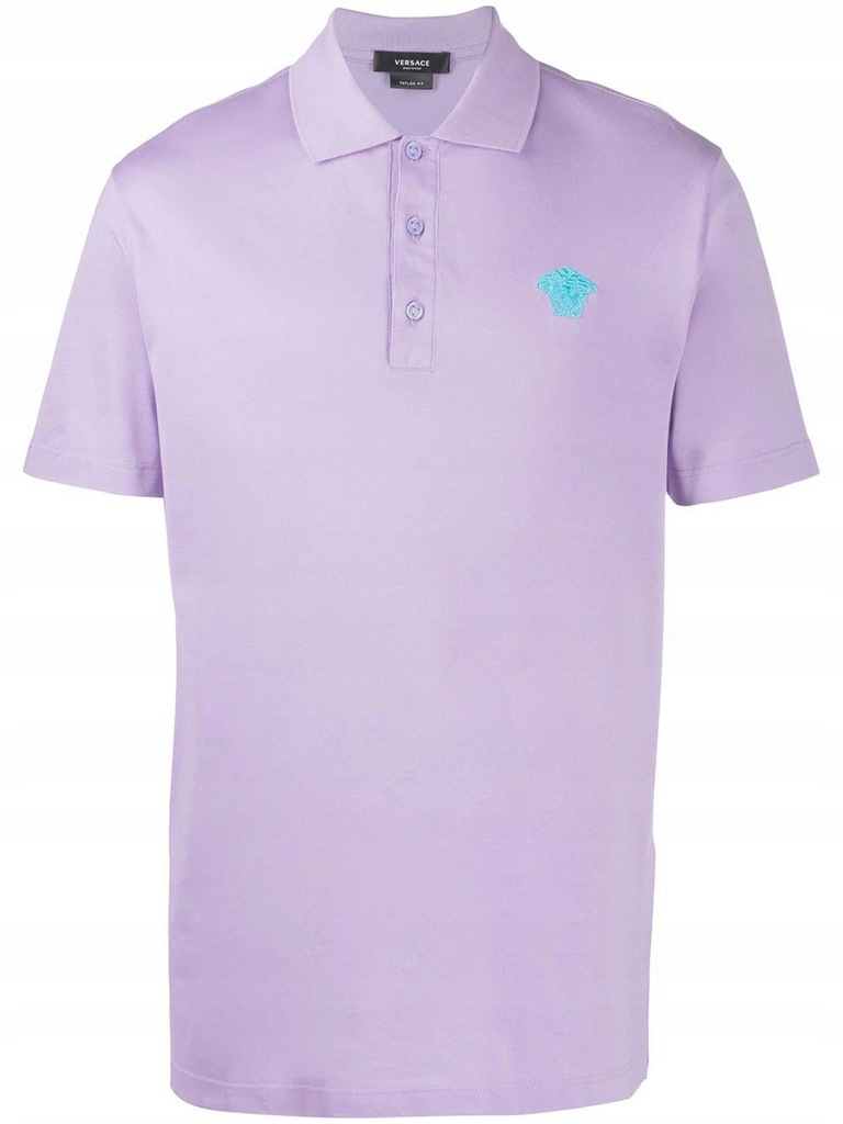 VERSACE MĘŻCZYZN FIOLETOWY KOSZULKI POLO XS INT