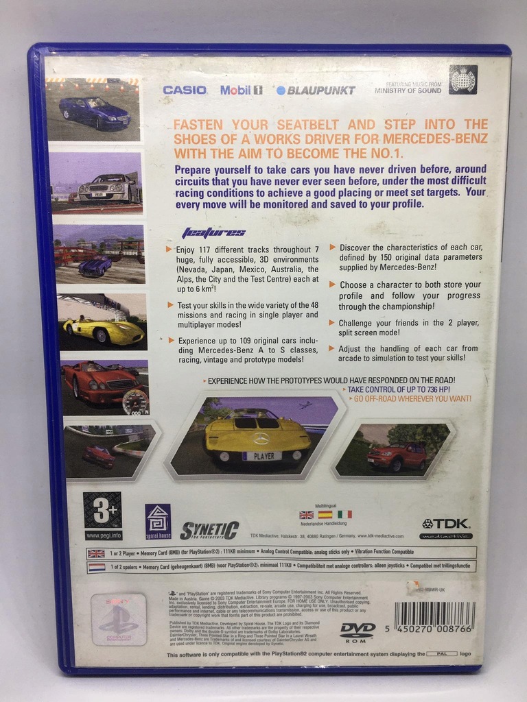 Mercedes Benz World Racing PS2 - 9472167128 - oficjalne archiwum Allegro