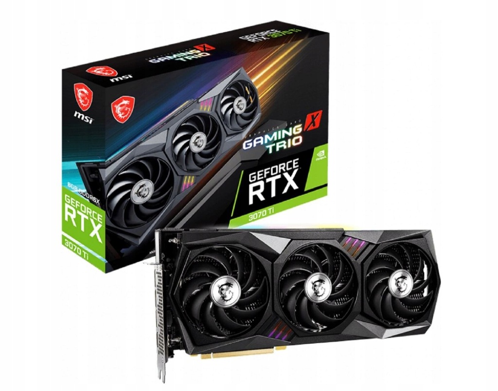 Купить Карта MSI GeForce RTX 3070 Ti Gaming X Trio 8 ГБ: отзывы, фото, характеристики в интерне-магазине Aredi.ru