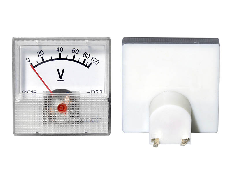 51-611# Miernik analogowy voltomierz kwadrat mini 100v