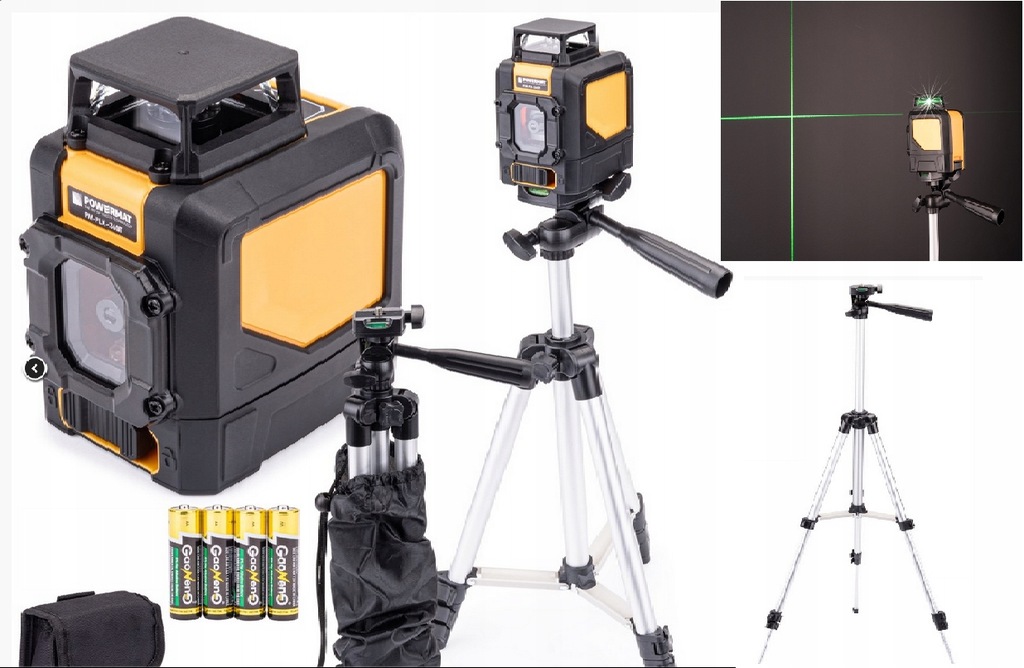 PAWERMAT CROSS LASER PM-PLK-360T + TRIPOD, 360 *