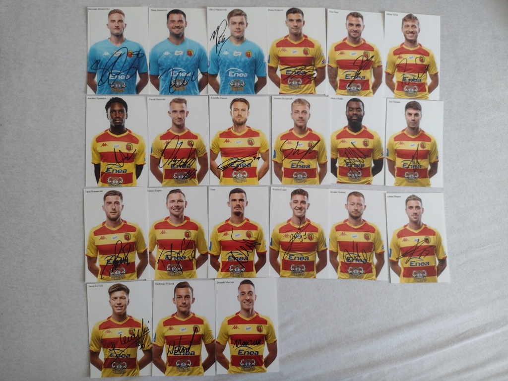 Zdjęcia autografy 10x15 Jagiellonia sezon 2023/24