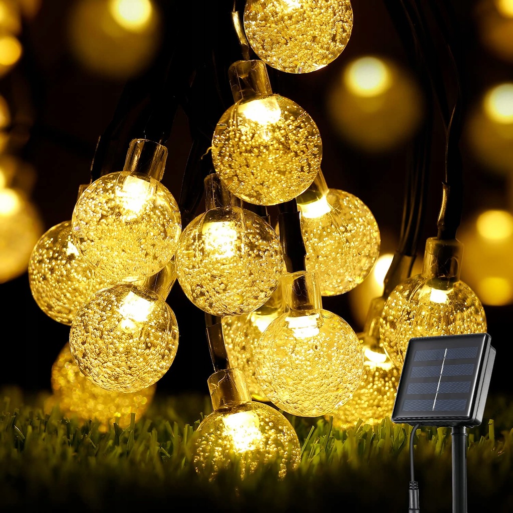 Oxyled Girlanda Lampki Ogrodowe 60 LED Kryształowe