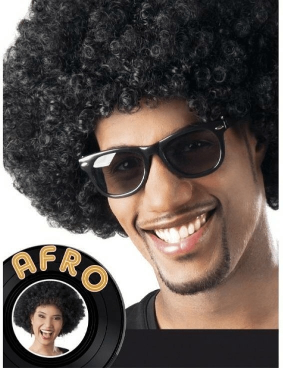 Peruka afro czarna