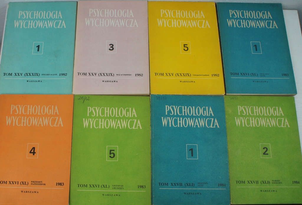 Psychologia wychowawcza x 31 numerów