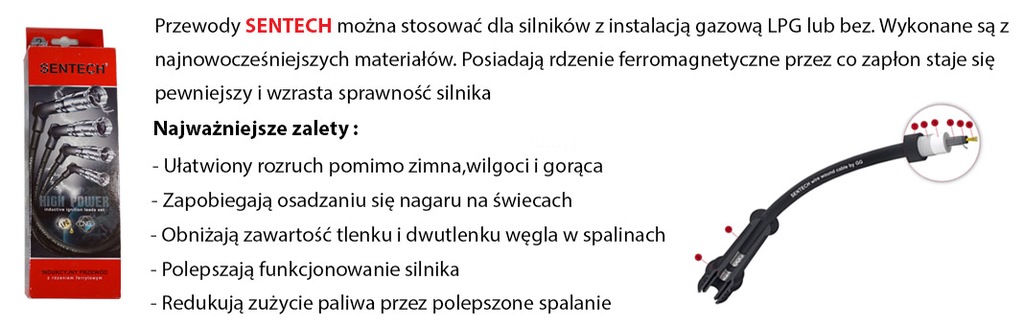 KABLE ZAPŁONOWE FORD FOCUS Mk1 Mk2 1.8 2.0 16V