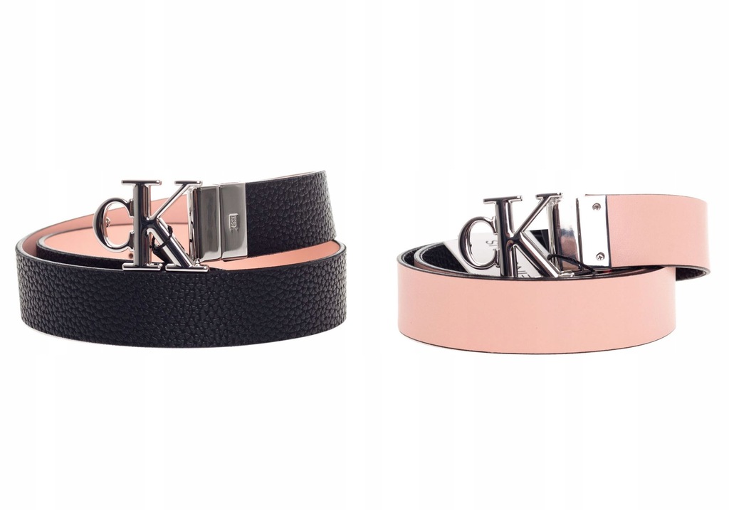 CALVIN KLEIN DWUSTRONNY PASEK DO SPODNI 30MM r.90