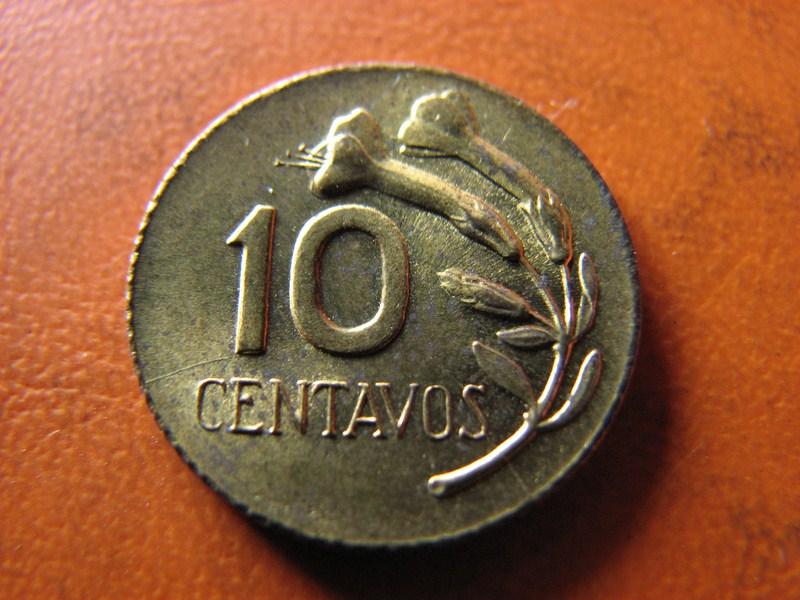 10 CENTAVOS 1967 PERU  -wośp141