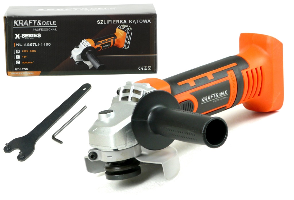 AKUMULATOROWA SZLIFIERKA KĄTOWA 18V LI-ION 115MM