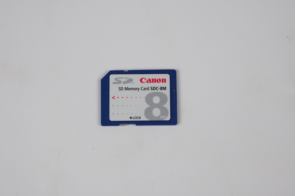 Karta Pamięci SD CANON SDC-8M - 8MB (Megabajtów)