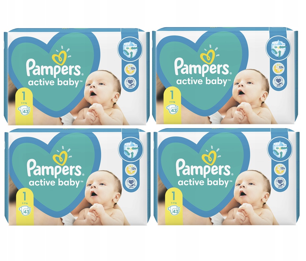 Купить Подгузники для новорожденных Pampers New Baby 1 4 х 43-172 шт.: отзывы, фото, характеристики в интерне-магазине Aredi.ru