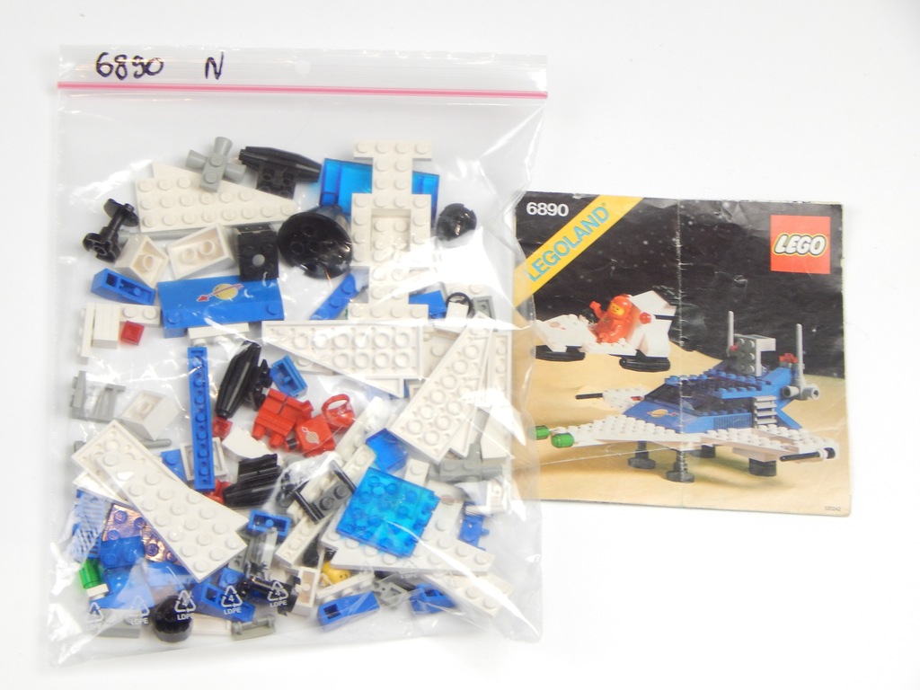 LEGO SET 6890 SPACE LEGOLAND NADRUKI INSTRUKCJA