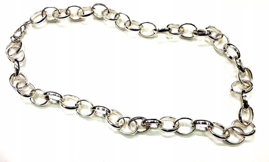 NASZYJNIK ŁAŃCUCH SREBRNY KAJDAN