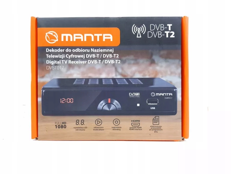 DEKODER DVB-T2 MANTA DVBT017