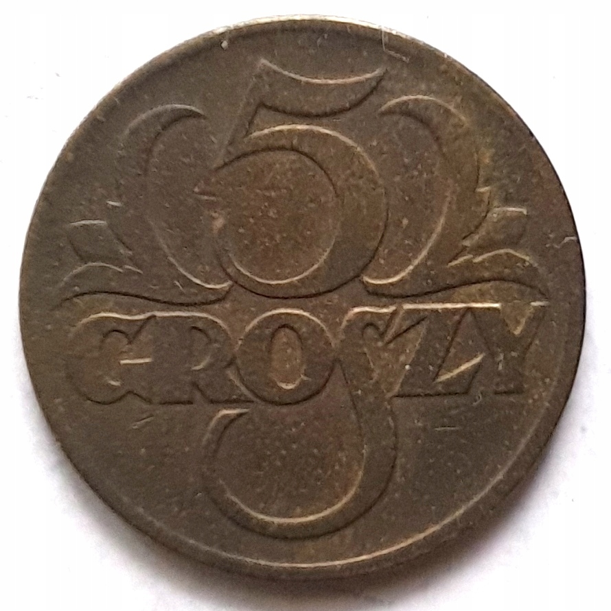 5 groszy -1923 mosiądz