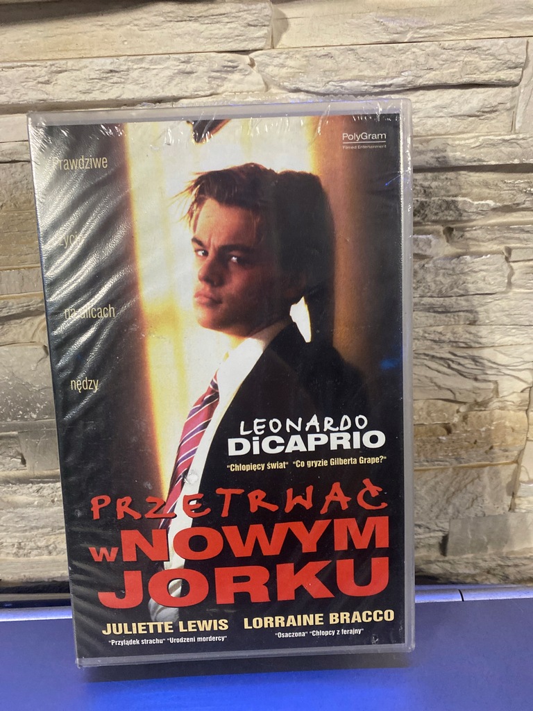 Przetrwać W Nowym Jorku VHS Di Caprio Nowy w Folii