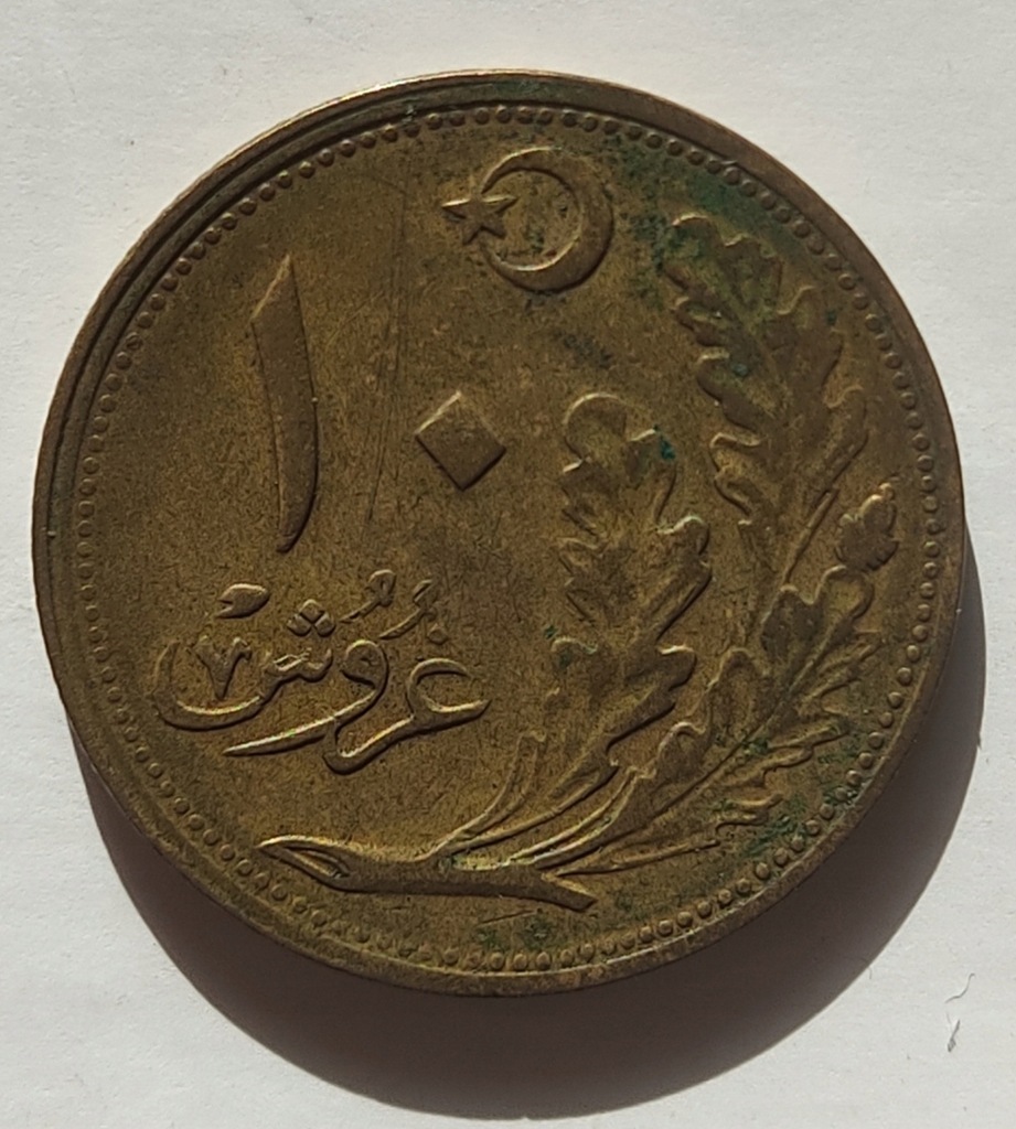 moneta Turcja 10 kuruszy