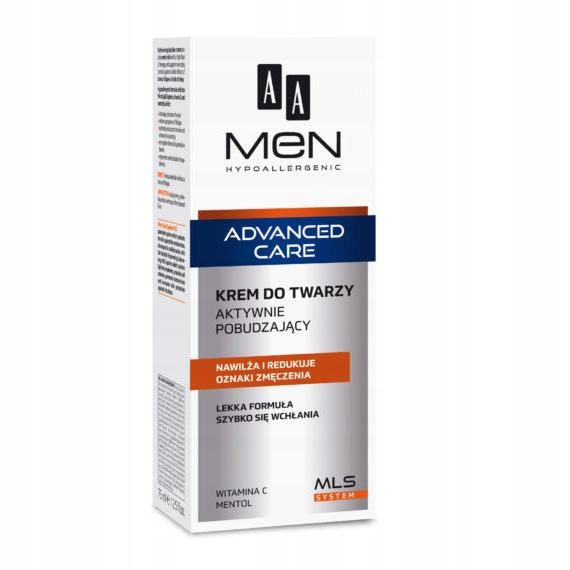 AA men krem do twarzy pobudzający 75ml