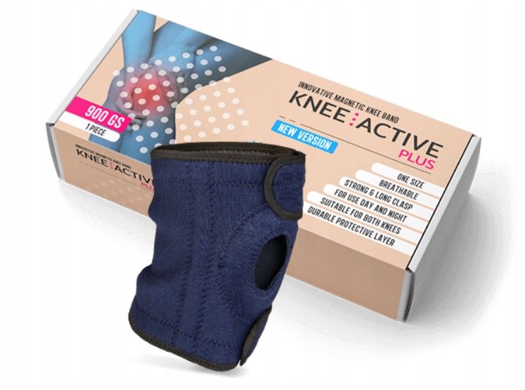 STABILIZATOR KOLANA MAGNETYCZNA OPASKA KNEE ACTIVE