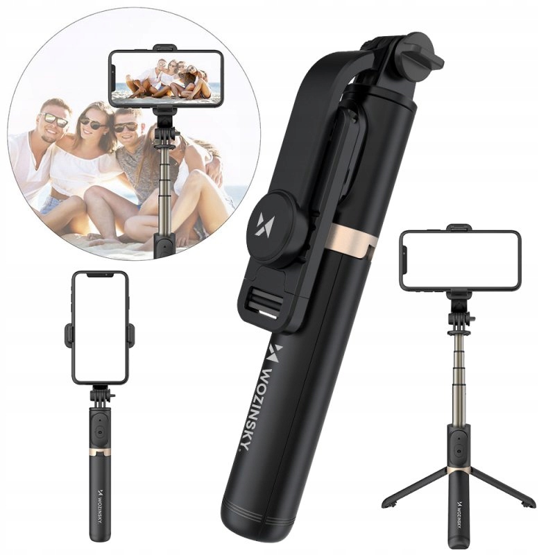 Wozinsky selfie stick teleskopowy statyw + pilot