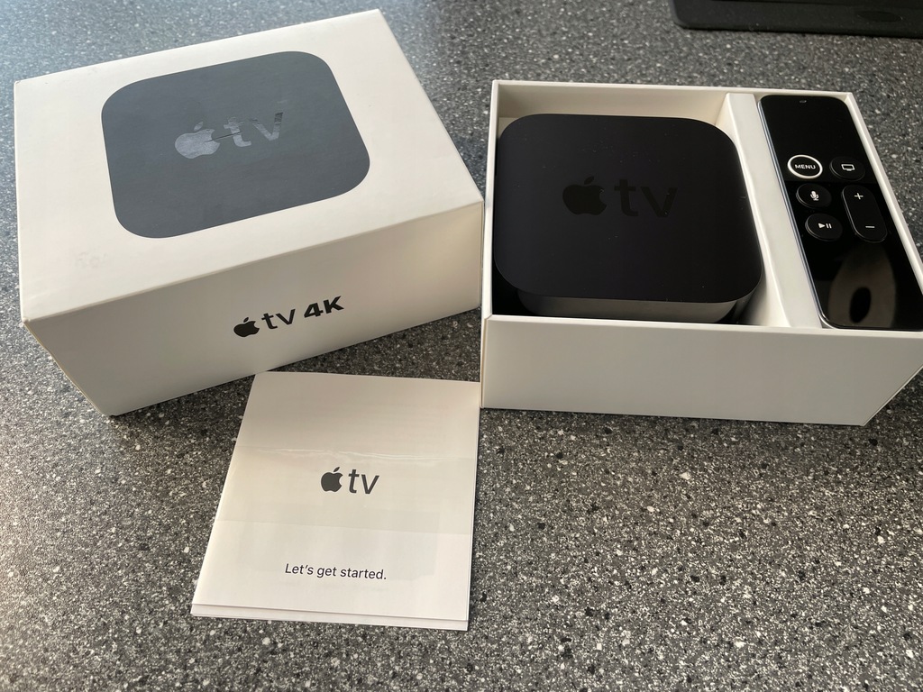 Apple TV 4K 32GB A1842, jak nowy! komplet 11243900688 oficjalne