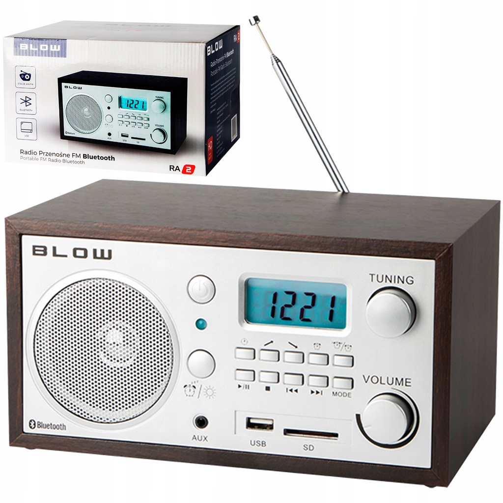 Купить РЕТРО КУХОННОЕ РАДИО Деревянное BLUETOOTH USB FM: отзывы, фото и ...
