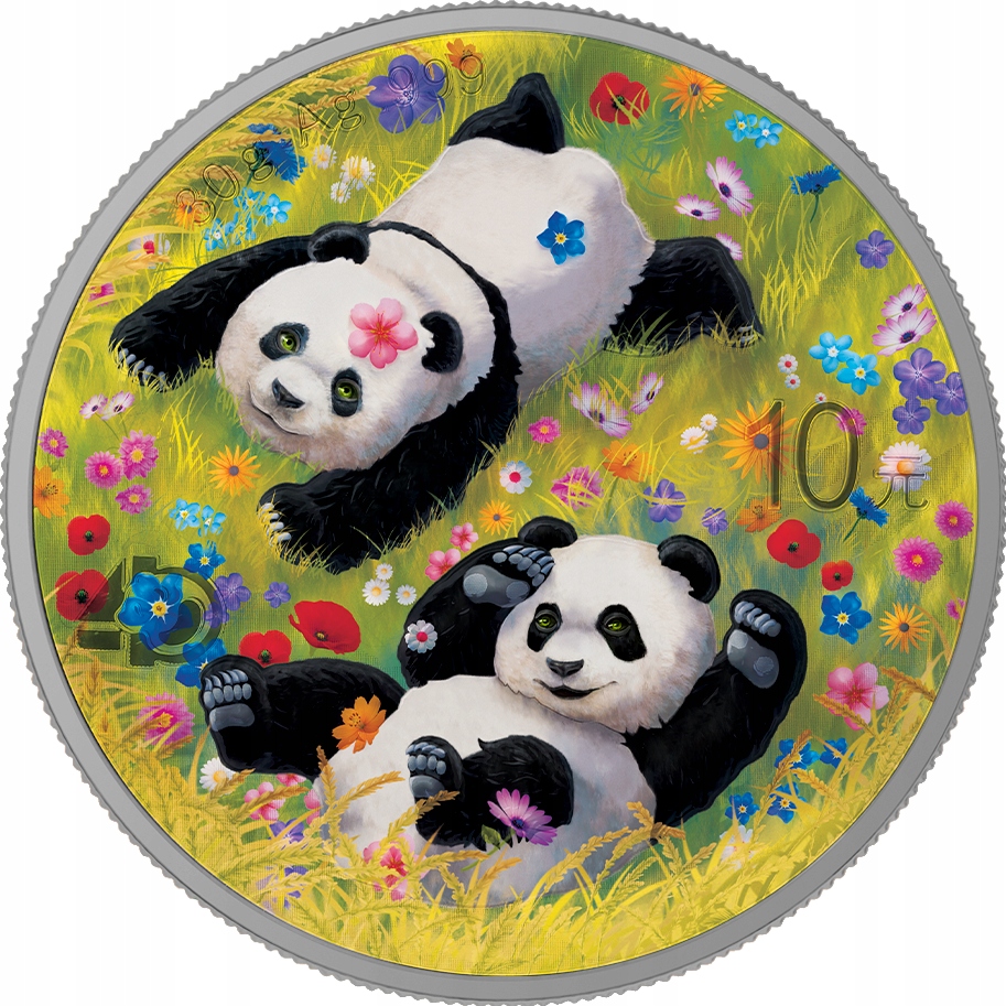 Four Season - Spring: China 2022 Panda Ag999 30g