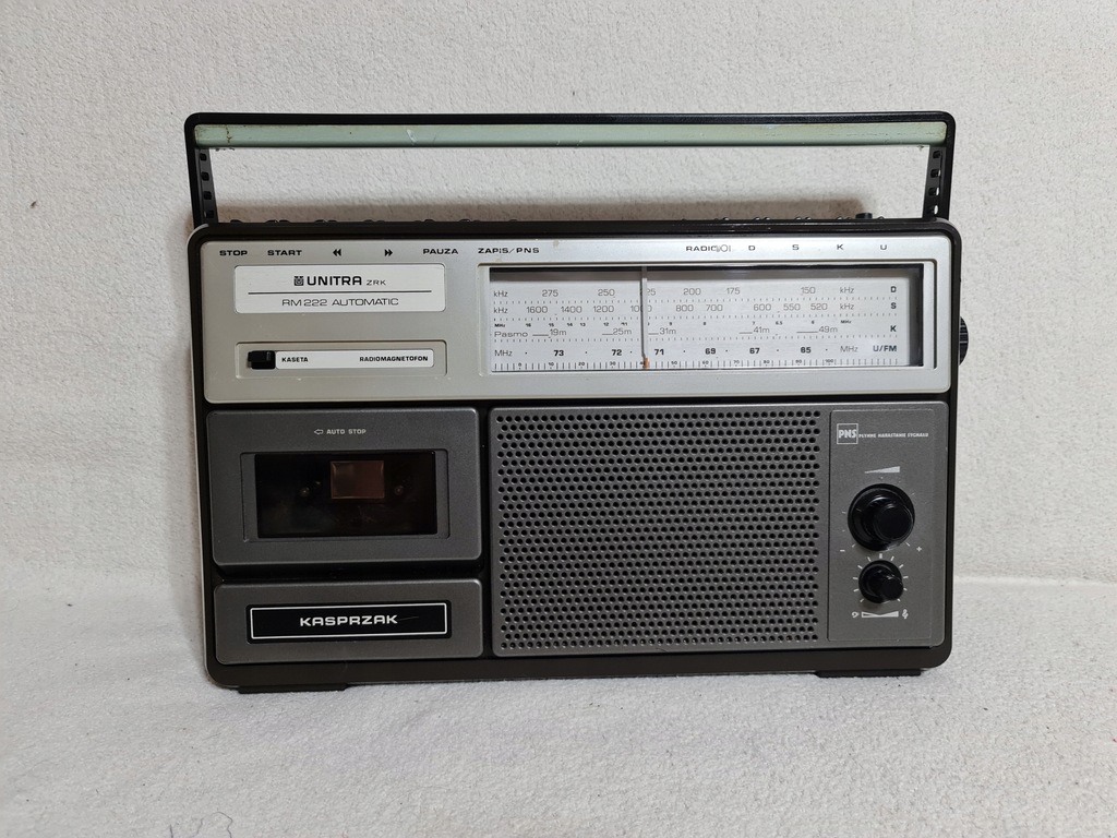 RADIOMAGNETOFON UNITRA KASPRZAK RM 222